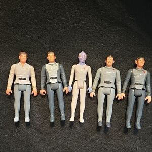 Star Trek Action Figures Set - Gray and White